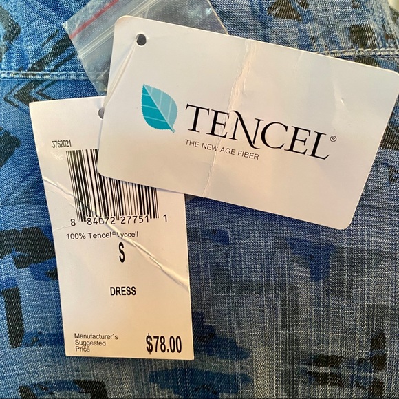 NWT - Philosophy Aztec Chambray Dress NWT S - Picture 5 of 5